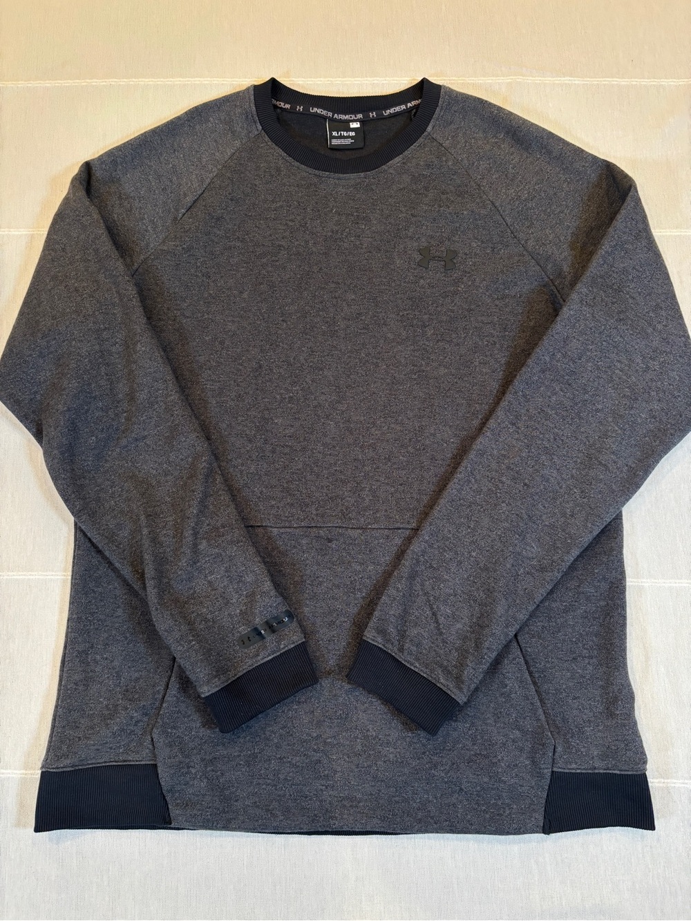 Under Armour Rival Fleece Crewneck Sweatshirt Gray XL RN96510